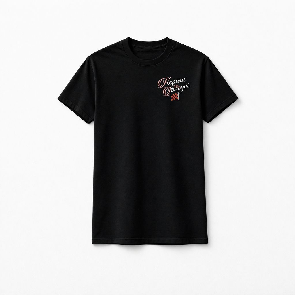 T-Shirt Noir Képaru Noreyni — Face avant